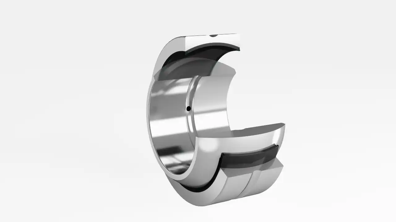 STAINLESS STEEL SPHERICAL PLAIN BEARINGS High Misalignment GEG..ES SERIES geh